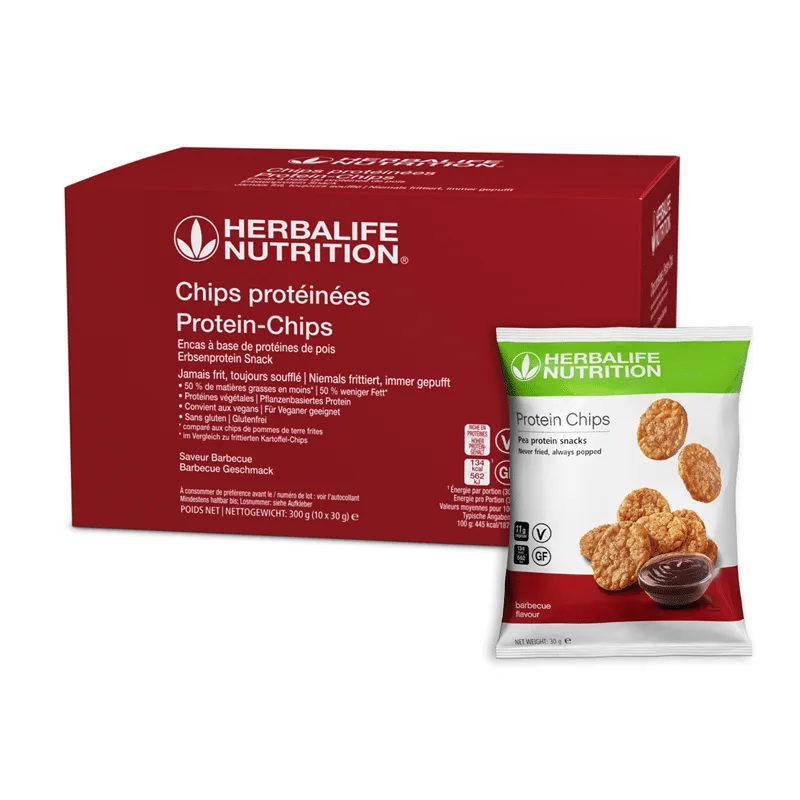 Herbalife Protein Chips Barbecue 10x30g – Bild 1