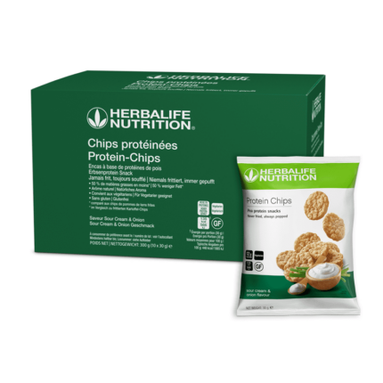 Herbalife Protein Chips Sour Cream & Onion 10x30g